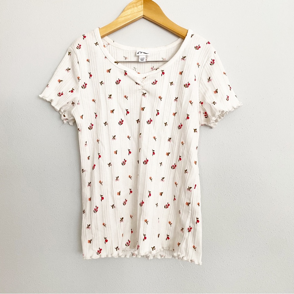 art class • girls floral cottagecore top | 10/12